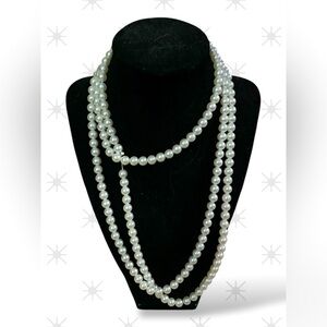 VintagWahit Faux Pearl Beaded Necklace